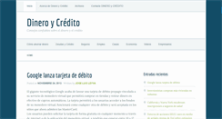 Desktop Screenshot of dineroycredito.com